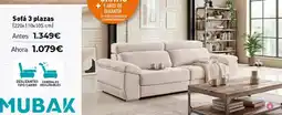 Mubak Sofa 3 plazas oferta