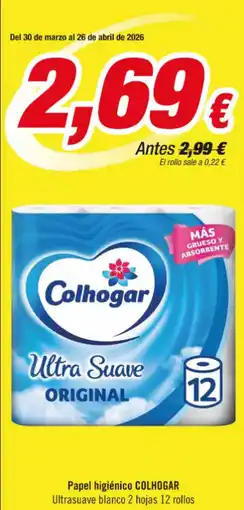 Aquabel Perfumerías Colhogar - papel higiénico oferta