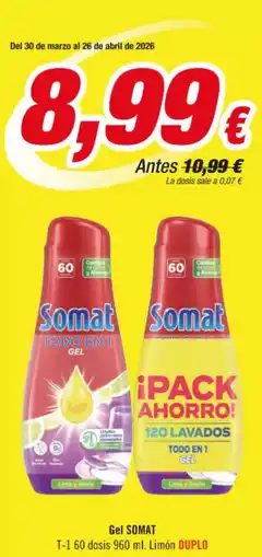 Aquabel Perfumerías Somat - gel oferta