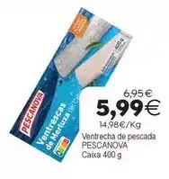Supermercados Aquí Pescanova - ventrecha de pescada caixa oferta