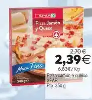 Supermercados Aquí Spar - pizza xamón e queixo oferta