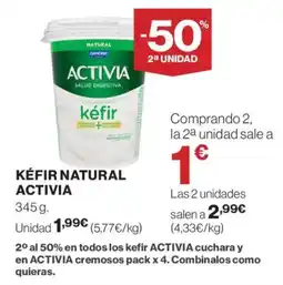 Supercor ACTIVIA Kéfir natural oferta