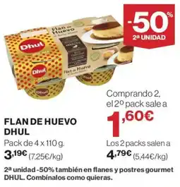 Supercor DHUL Flan de huevo oferta