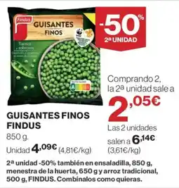Supercor FINDUS Guisantes finos oferta