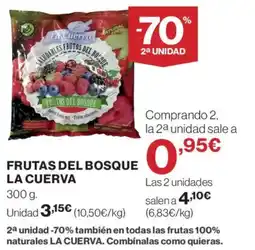 Supercor LA CUERVA Frutas del bosque oferta