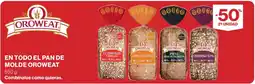 Supercor OROWEAT En todo el pan de molde oferta