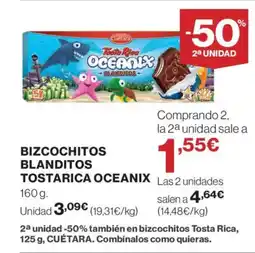 Supercor Bizcochitos blanditos tostarica oceanix oferta