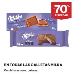 Supercor MILKA En todas las galletas oferta