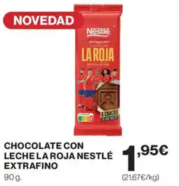 Supercor NESTLÉ Chocolate con leche la roja extrafino oferta