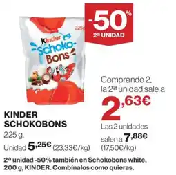 Supercor KINDER Schokobons oferta