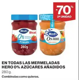 Supercor HERO En todas las mermeladas 0% azúcares añadidos oferta