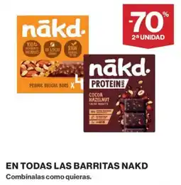 Supercor NAKD En todas las barritas oferta
