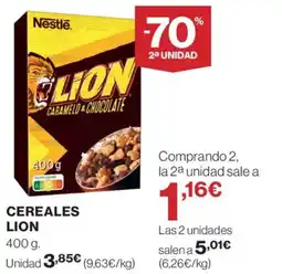 Supercor NESTLE Cereales lion oferta