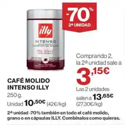 Supercor ILLY Café molido intenso oferta