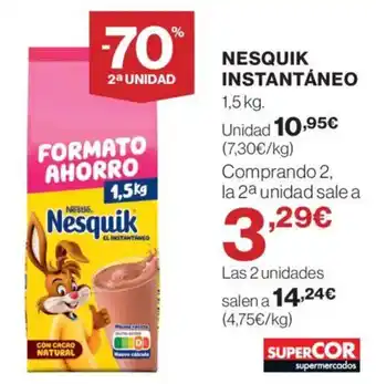Supercor NESQUIK Instantáneo oferta