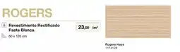 Distriplac Revestimiento rectificado pasta blanca oferta