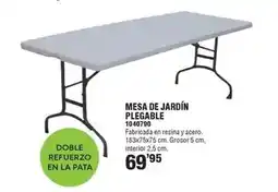 Optimus Mesa de jardín plegable 1040790 oferta