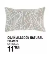 Optimus Cojín algodón natural oferta