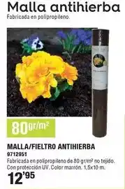 Optimus Malla/fieltro antihierba oferta