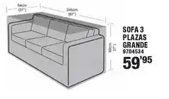 Optimus Sofa 3 plazas grande oferta