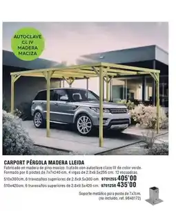 Optimus Carport pérgola madera lleida oferta