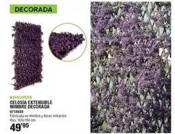 Optimus Novagarden - celosía extensible mimbre decorada oferta