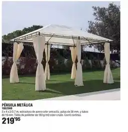 Optimus Pérgola metálica oferta
