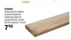 Optimus Forest - tablas de madera ranuradas para terrazas oferta
