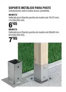 Optimus Soporte metálico para poste oferta