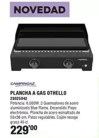 Optimus Campingaz - plancha a gas othello oferta