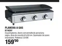 Optimus Ironside - plancha a gas oferta