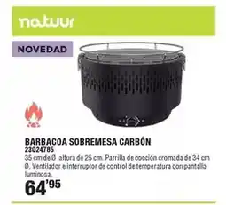 Optimus Natuur - barbacoa sobremesa carbón oferta