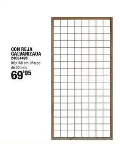 Optimus Forest - celosia de madera con reja galvanizada oferta