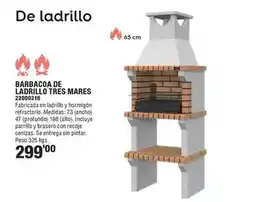 Optimus Barbacoa de ladrillo tres mares oferta