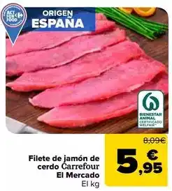 Carrefour Market Carrefour el mercado - filete de jamón de cerdo oferta