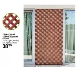 Optimus Catral - celosía lop color marrón oferta