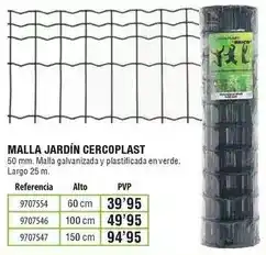 Optimus Malla jardín cercoplast oferta
