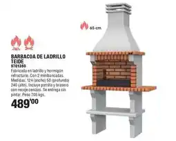 Optimus Barbacoa de ladrillo teide oferta