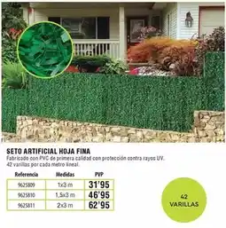 Optimus Seto artificial hoja fina oferta