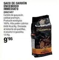 Optimus Carbonell - saco de carbón encendido inmediato oferta