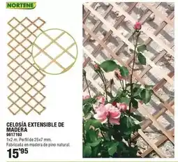 Optimus Celosia extensible de madera oferta