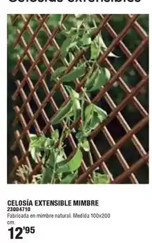 Optimus Celosía extensible mimbre oferta