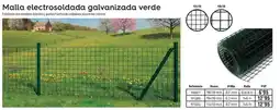 Optimus Malla electrosoldada galvanizada verde oferta