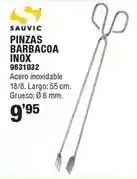 Optimus Sauvic - pinzas barbacoa inox oferta