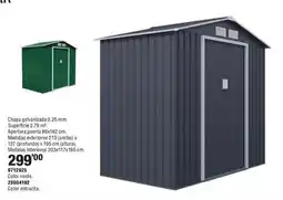 Optimus Natuur - casetas metálicas de jardin oferta