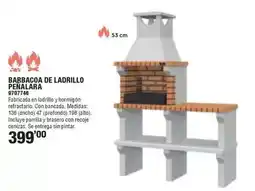 Optimus Barbacoa de ladrillo penalara oferta