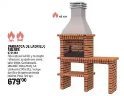 Optimus Barbacoa de ladrillo bulnes oferta
