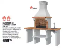 Optimus Barbacoa de ladrillo sagra oferta