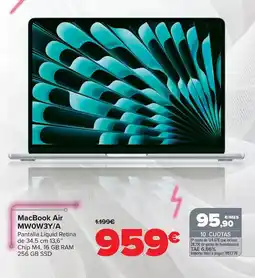 Carrefour Apple - macbook mw00w3y/a oferta