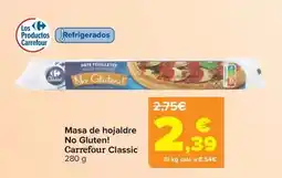 Carrefour Carrefour classic - masa de hojaldre no gluten! oferta